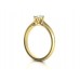 Zásnubný prsteň biele zlato s brliantom 0062